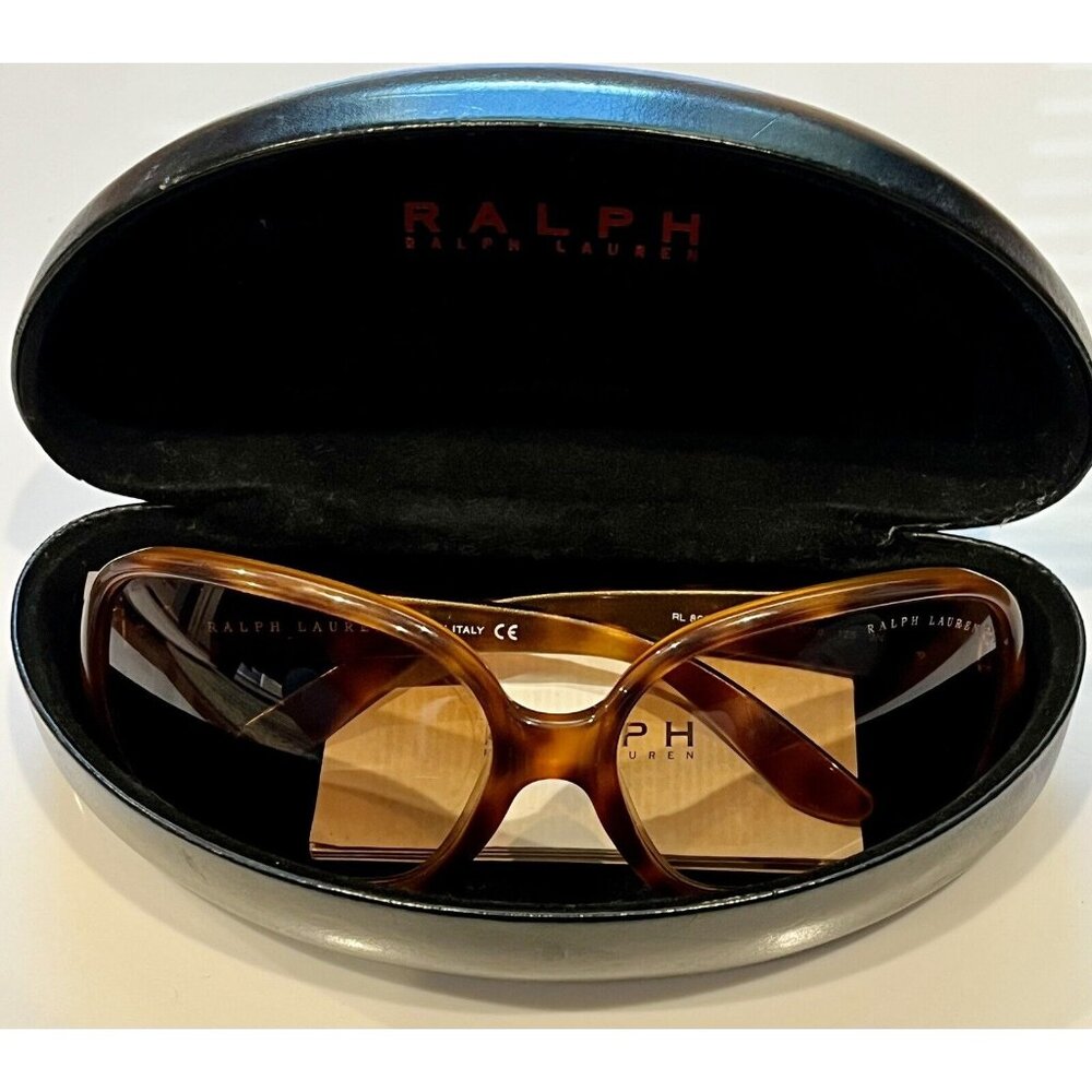 RALPH LAUREN SUNGLASSES RL 8032 5103/13 61 16 125 2N TORTOISE SHELL W/ CASE